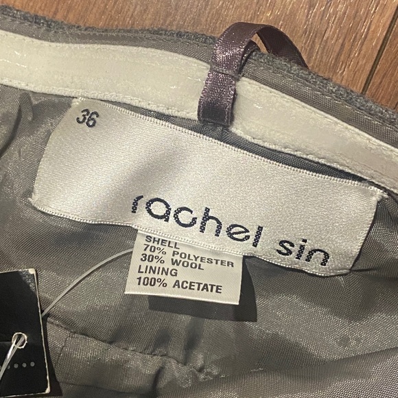 Rachel Sin wool Dress with belt - Picture 5 of 6